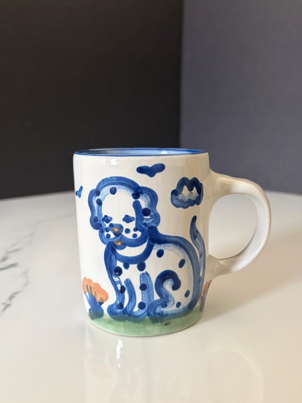 Dog Puppy Straight Mug by M.A. Hadley